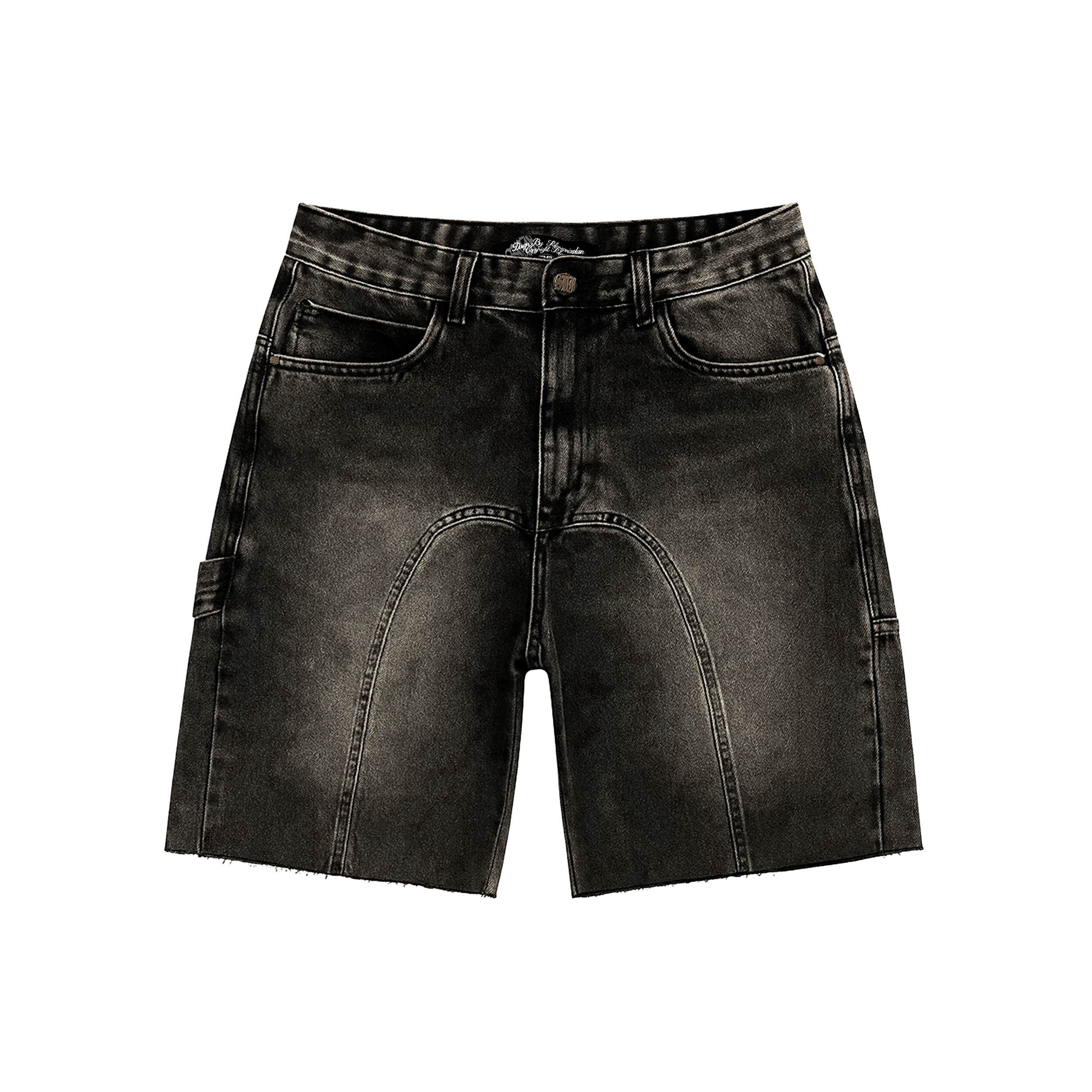 Bermuda Sufgang Jorts 4suf Denim Brown | Sunset Skate Shop - A