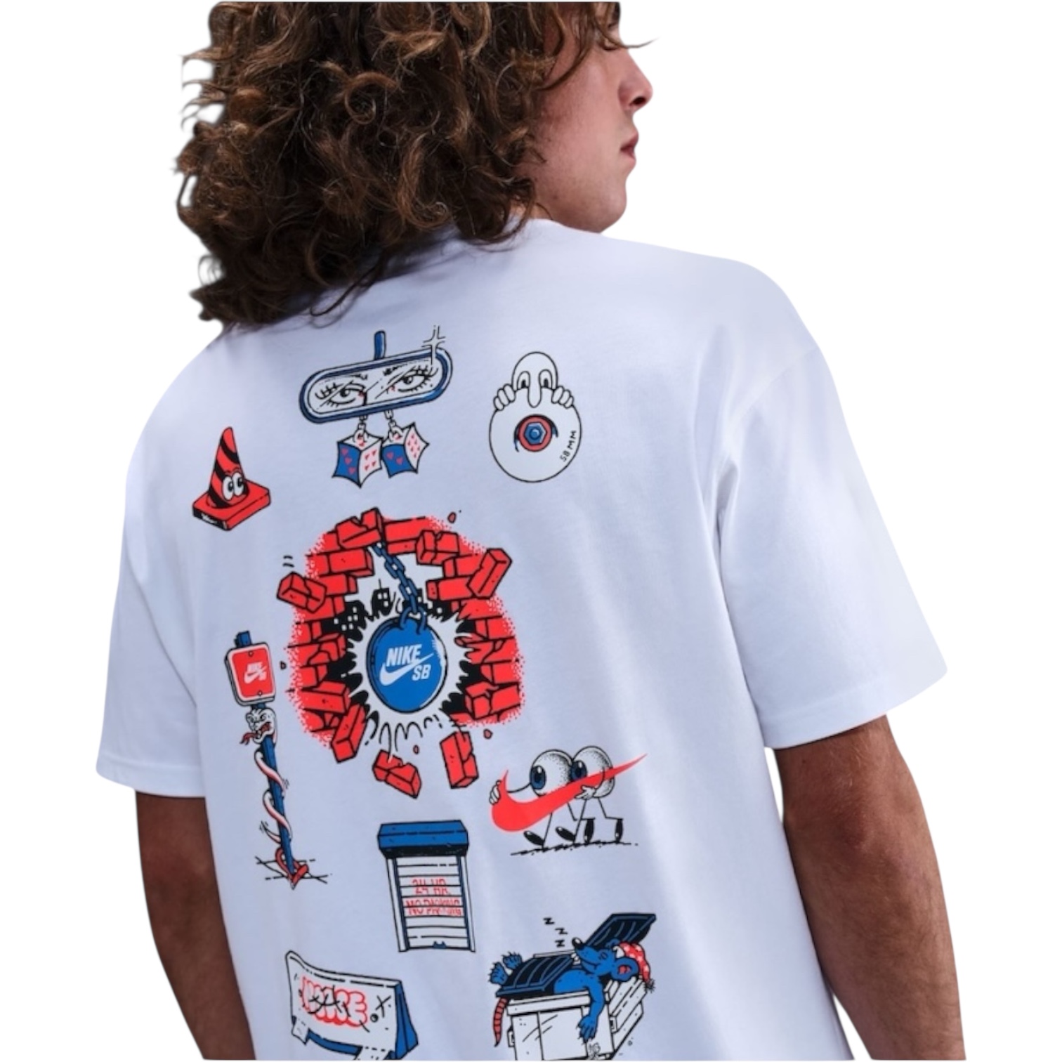 Camiseta Nike Sb Skate Char Hv2188-100 | Sunset Skate Shop - A
