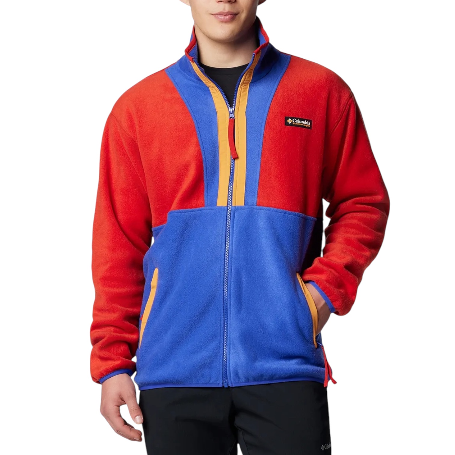 Fleece Columbia Backbowl 2 Full Zip Sail Red Clematis | Sunset
