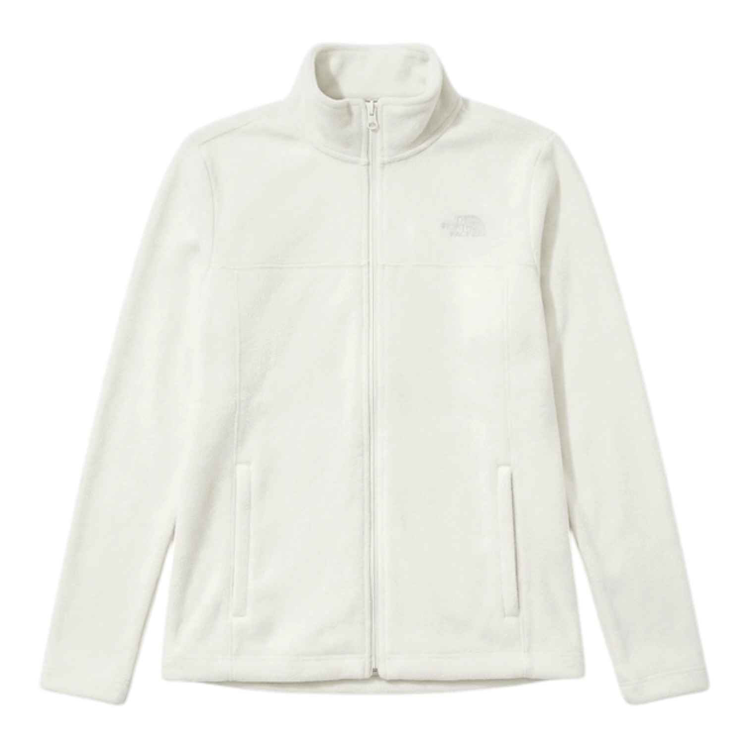 Fleece The North Face Feminino Glacier Full Zip Off White | Sunset
