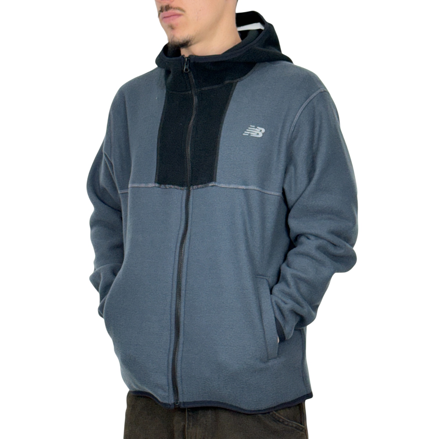 New Balance ジャケット Jaqueta New Balance Fleece Grafite | Sunset Skate Shop - A maior e