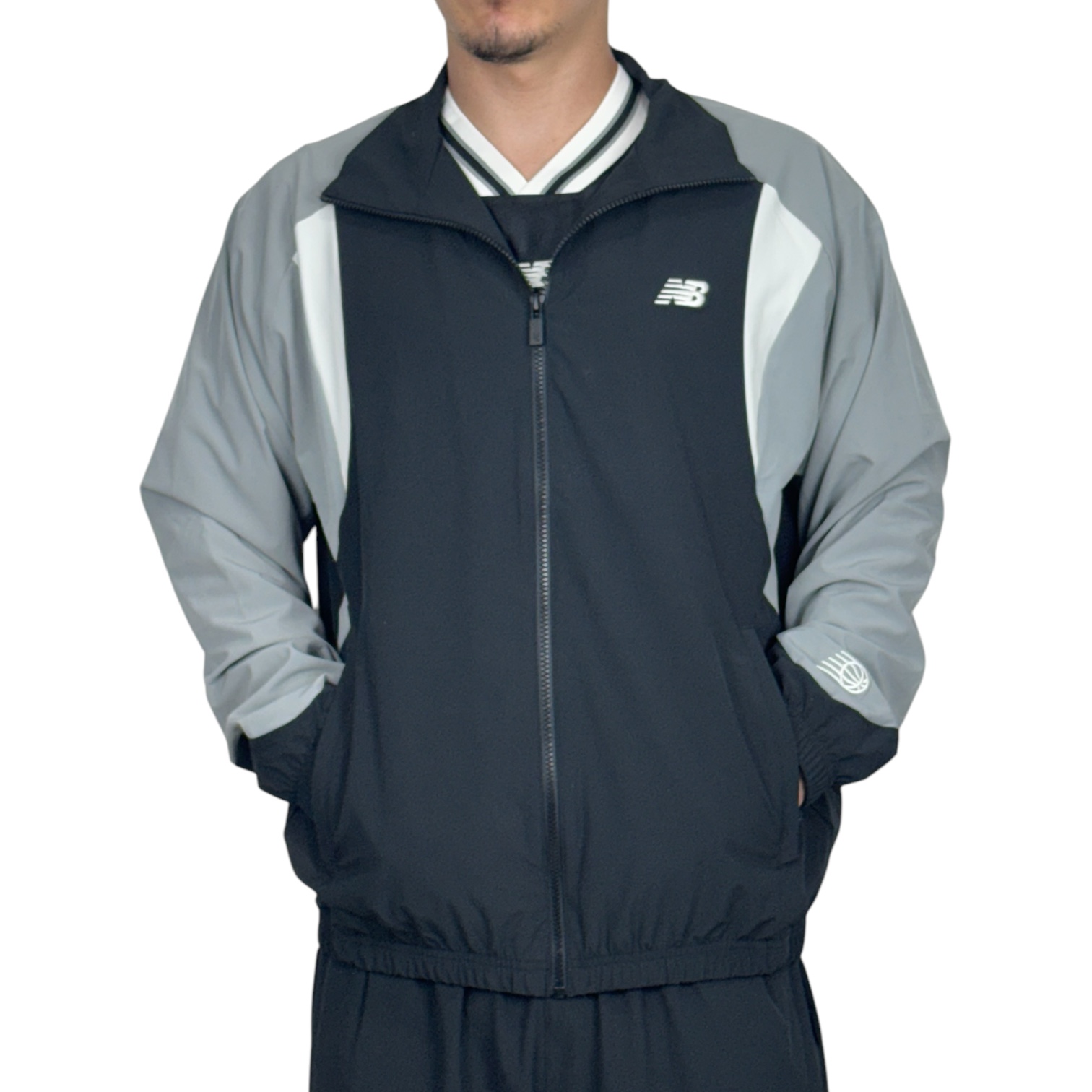Murphy's Law バスケジャージXL nyhc Jaqueta New Balance Hoops Track Mj51601 Bk | Sunset Skate Shop - A