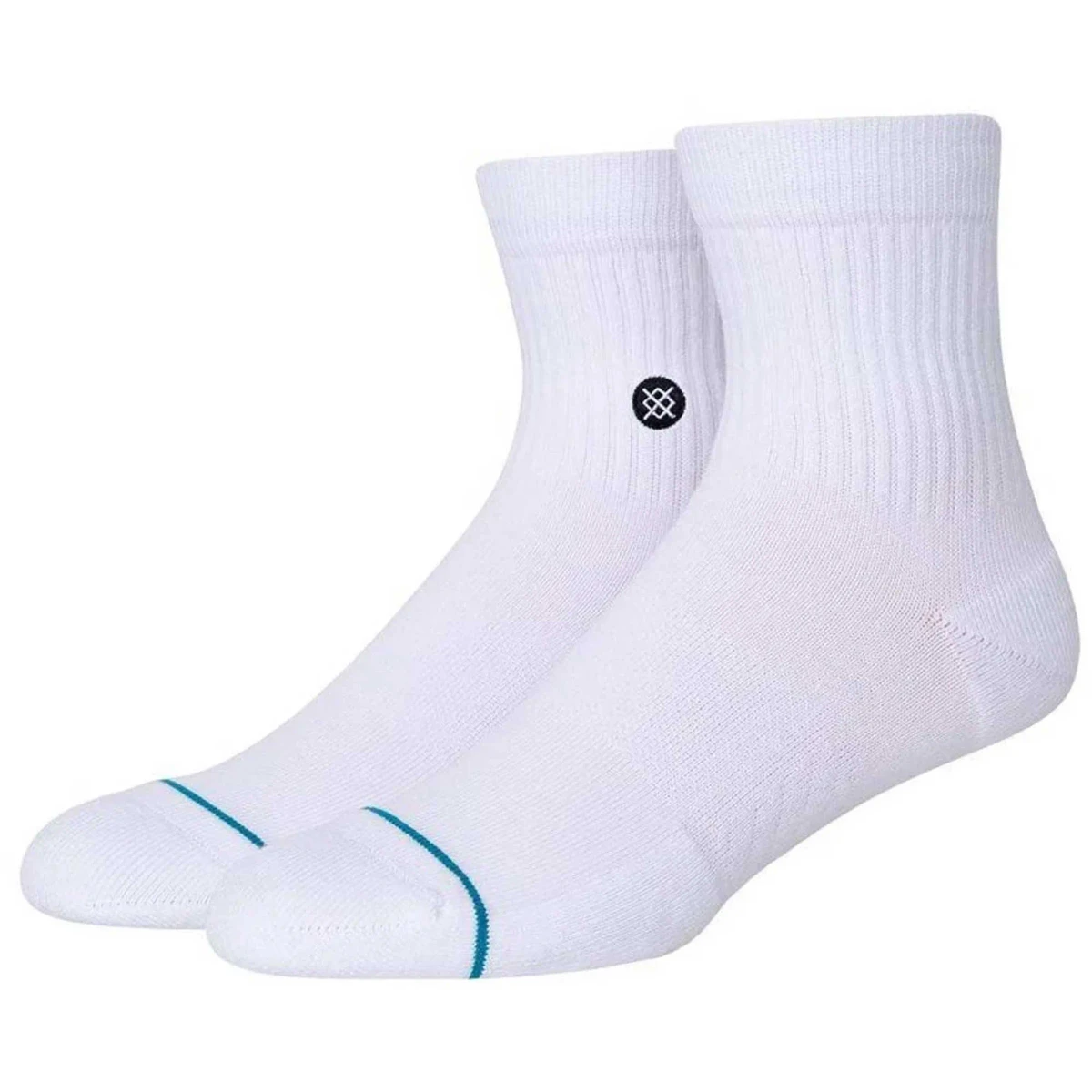MEIA STANCE ICON QUARTER WHITE