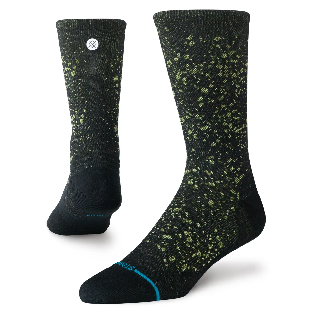 MEIA STANCE SPECKLE UL CREW BLACK