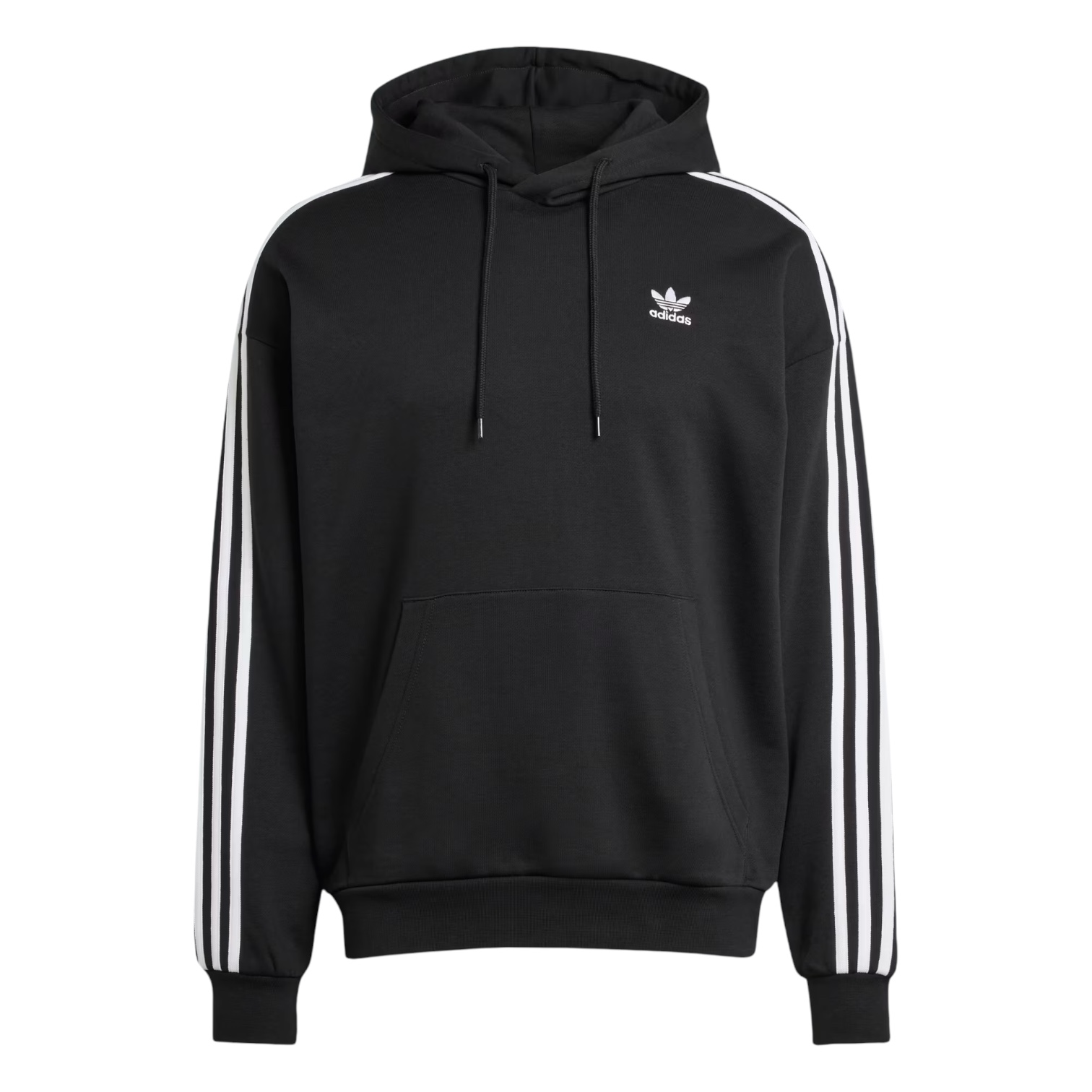Blusa Adidas Tiro Jaqueta Adidas Moletom Adidas Sem Touca Adidas Originals  Casaco Feminino Moletom Capuz Trefoil Preto