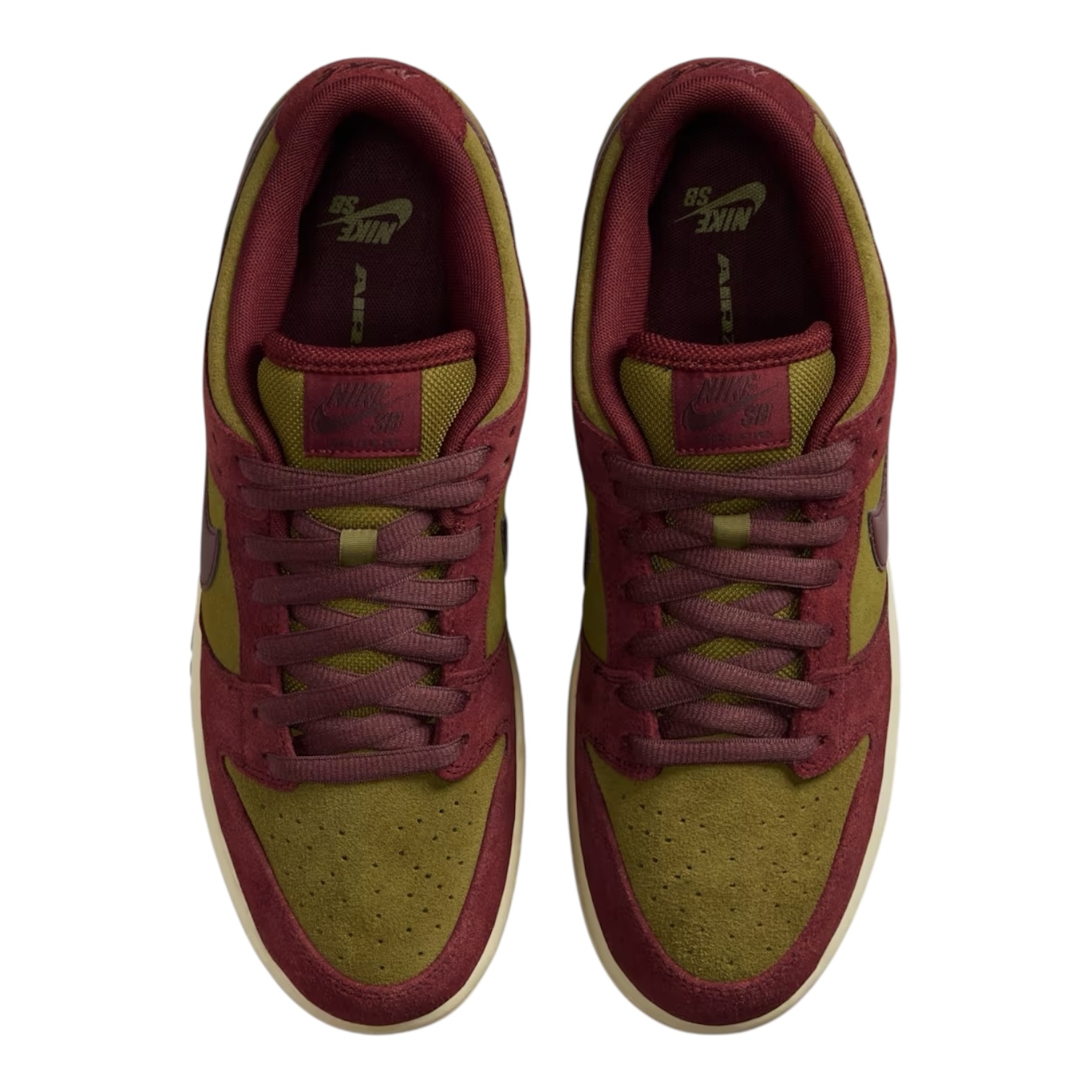 靴 Nike SB Dunk Low Pro HQ1625-600 Tênis Nike Sb Dunk Low Pro Dark Team Red Olvive Hq1625-600