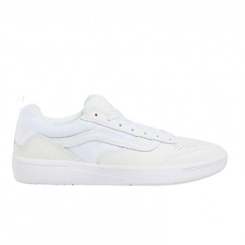Tênis Vans Zahba Leather White White | Sunset Skate Shop - A maior